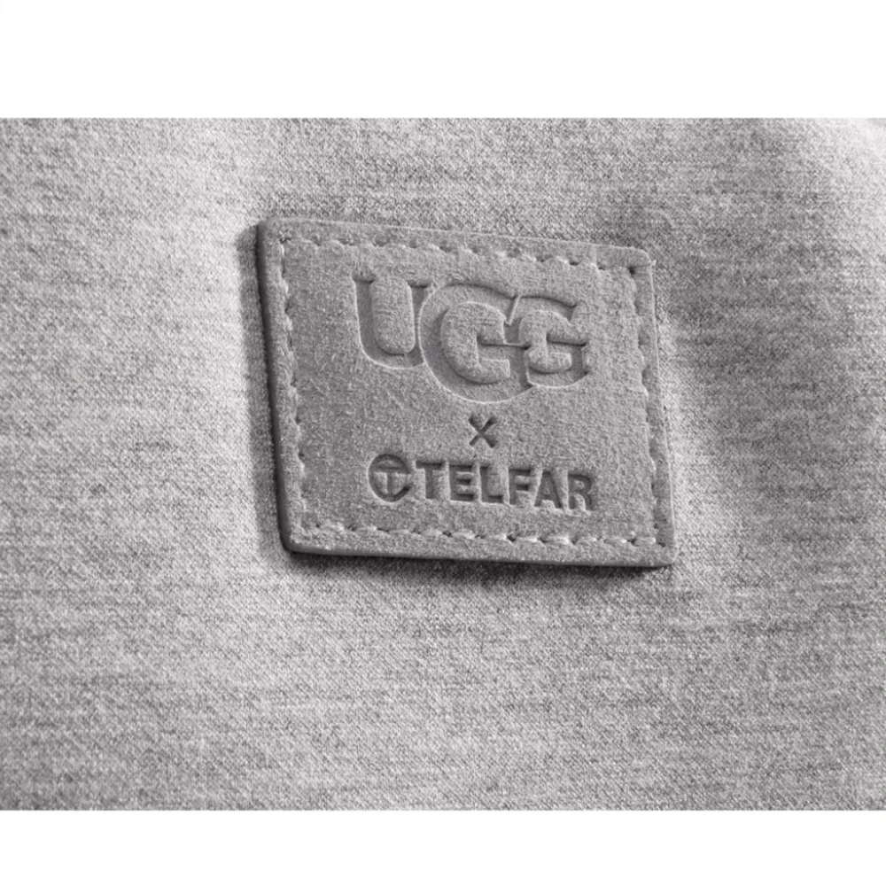Brand New UGG x TELFAR Large Fleece Shopper - Heather Grey (NWT) - Picture 5 of 10